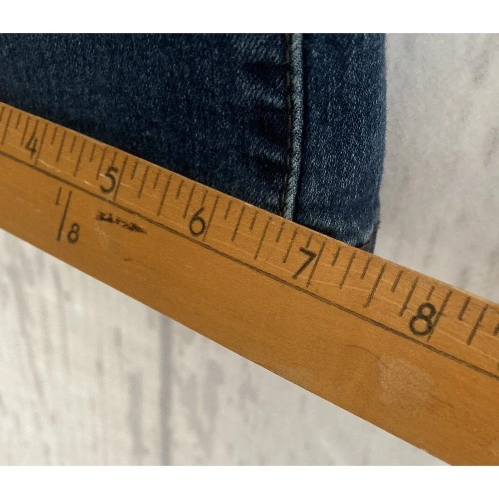 The Limited 678 Denim Jeans Dark Blue 5-Pocket Straight Low‎ Rise Women's Sz 4